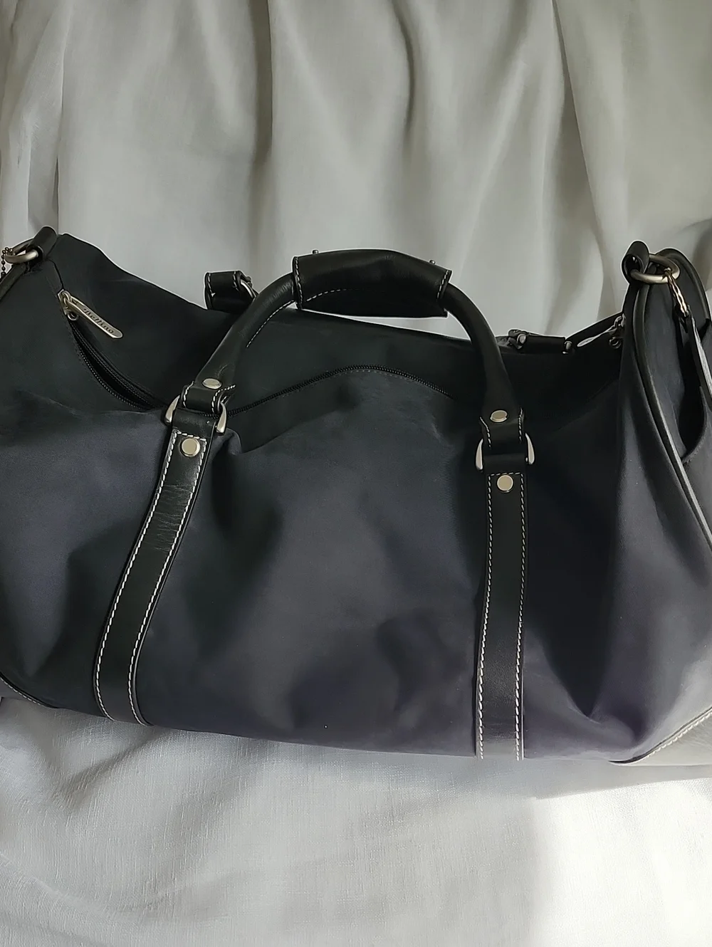 Bellino Made Mercedes-Benz Embossed New Weekender Duffel Shoulder Bag, $95